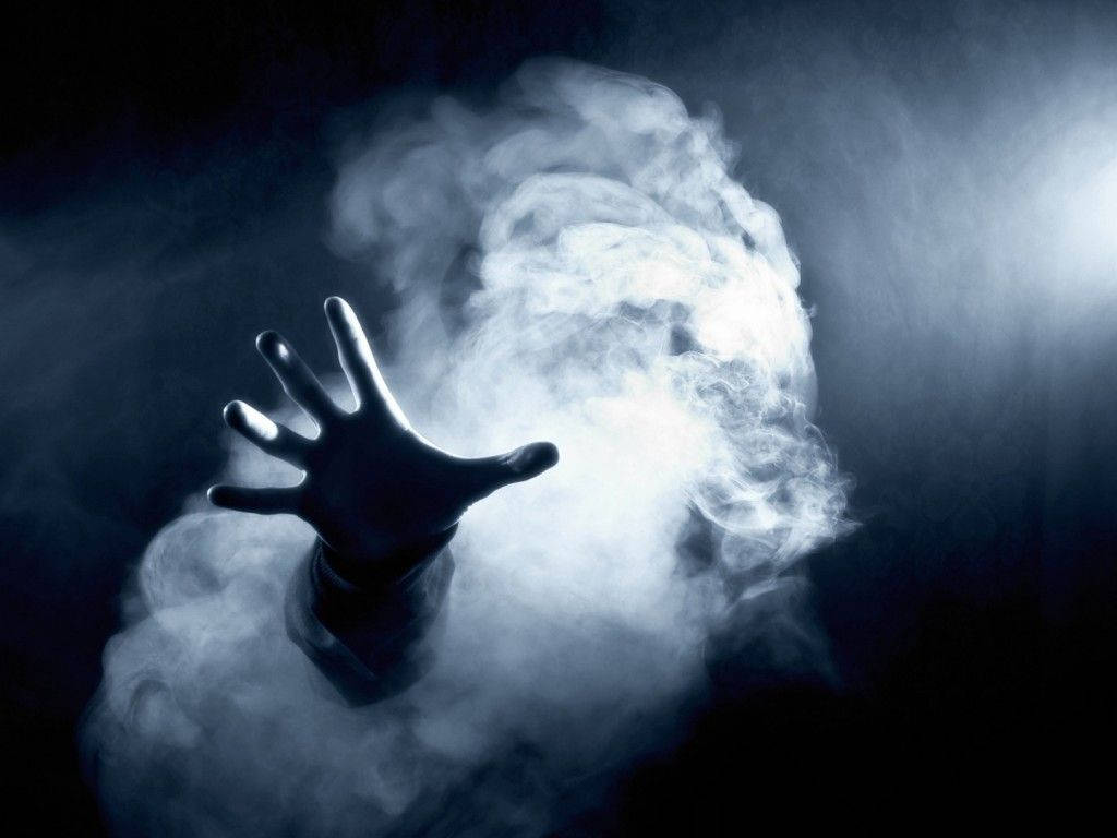 Hand In White Smoke