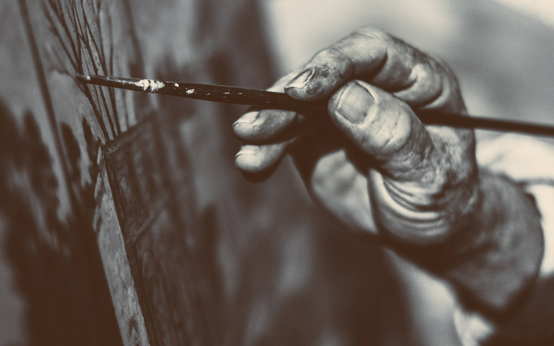 Hand Making Cool Drawing Background