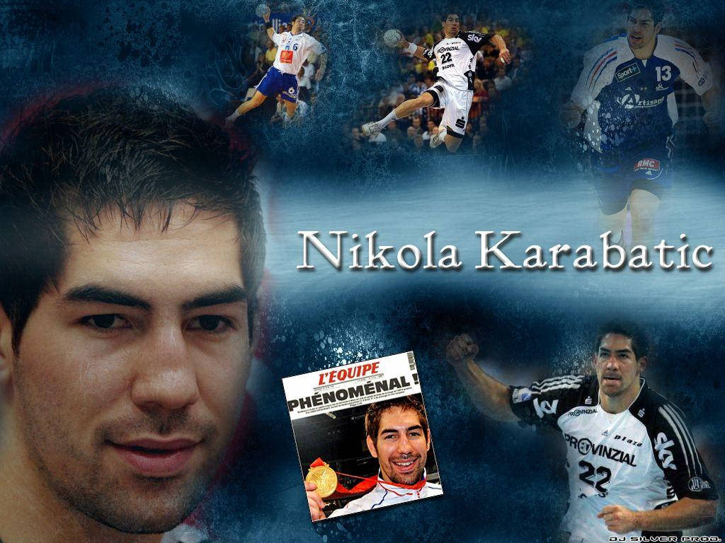 Handball Player Nikola Karabatić Background