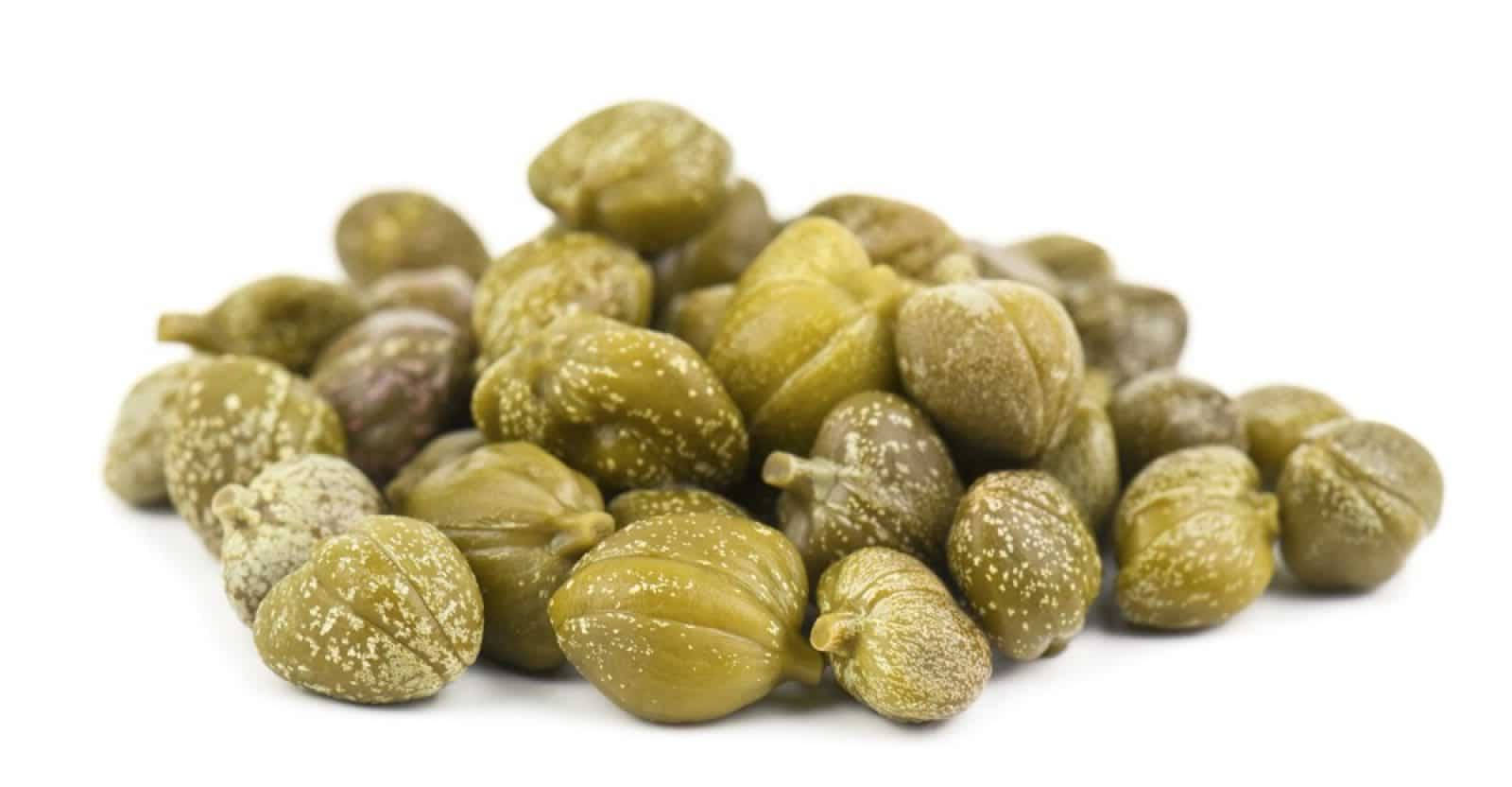 Handful Of Caper Buds Background