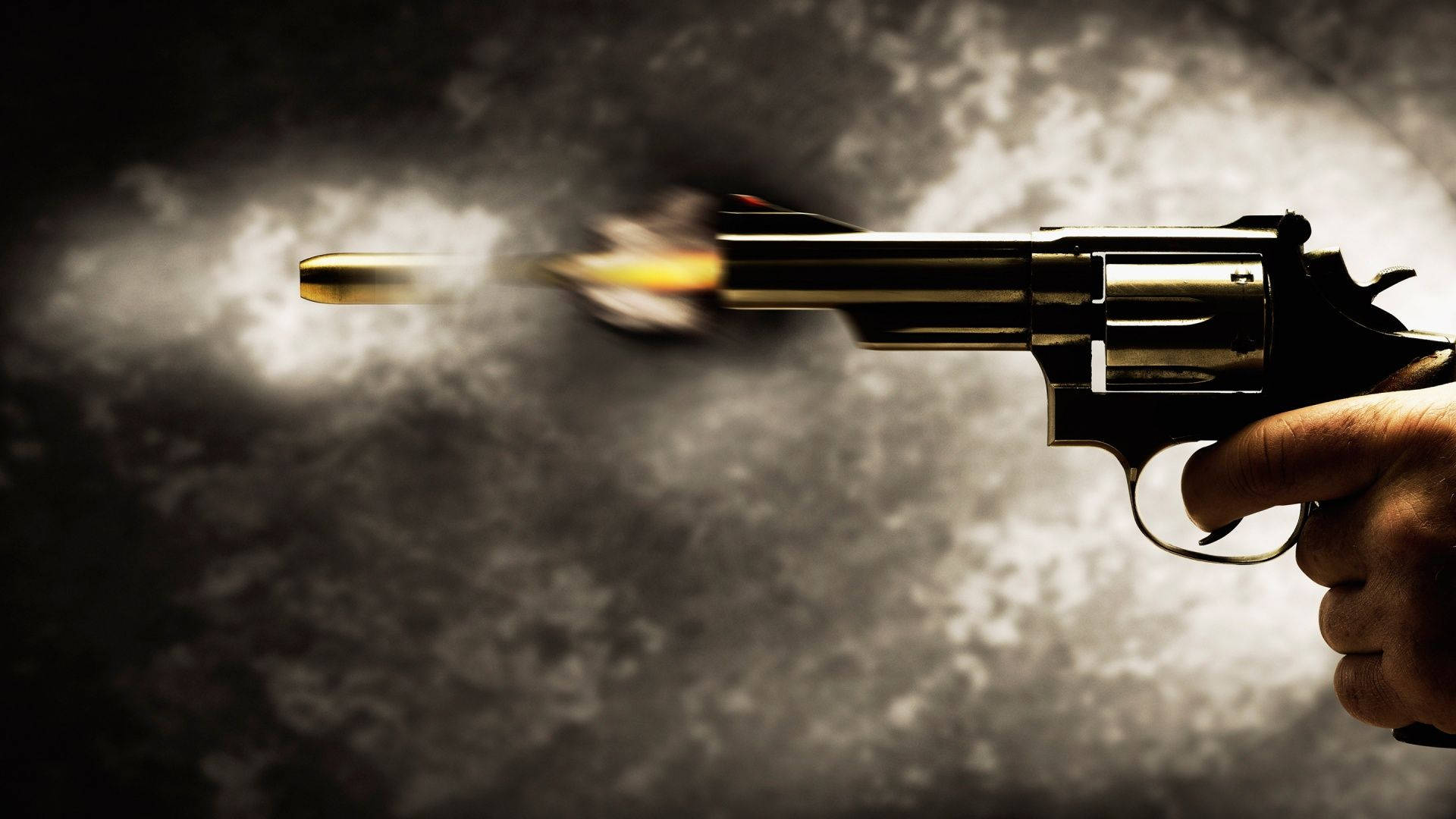 Handgun Shooting Close-up Background