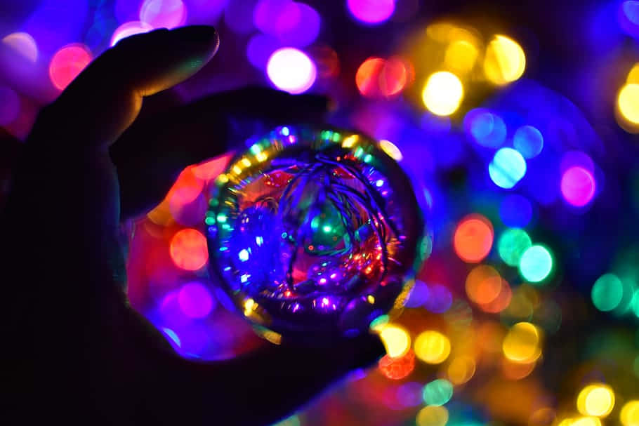 Handheld Disco Ball Illusion