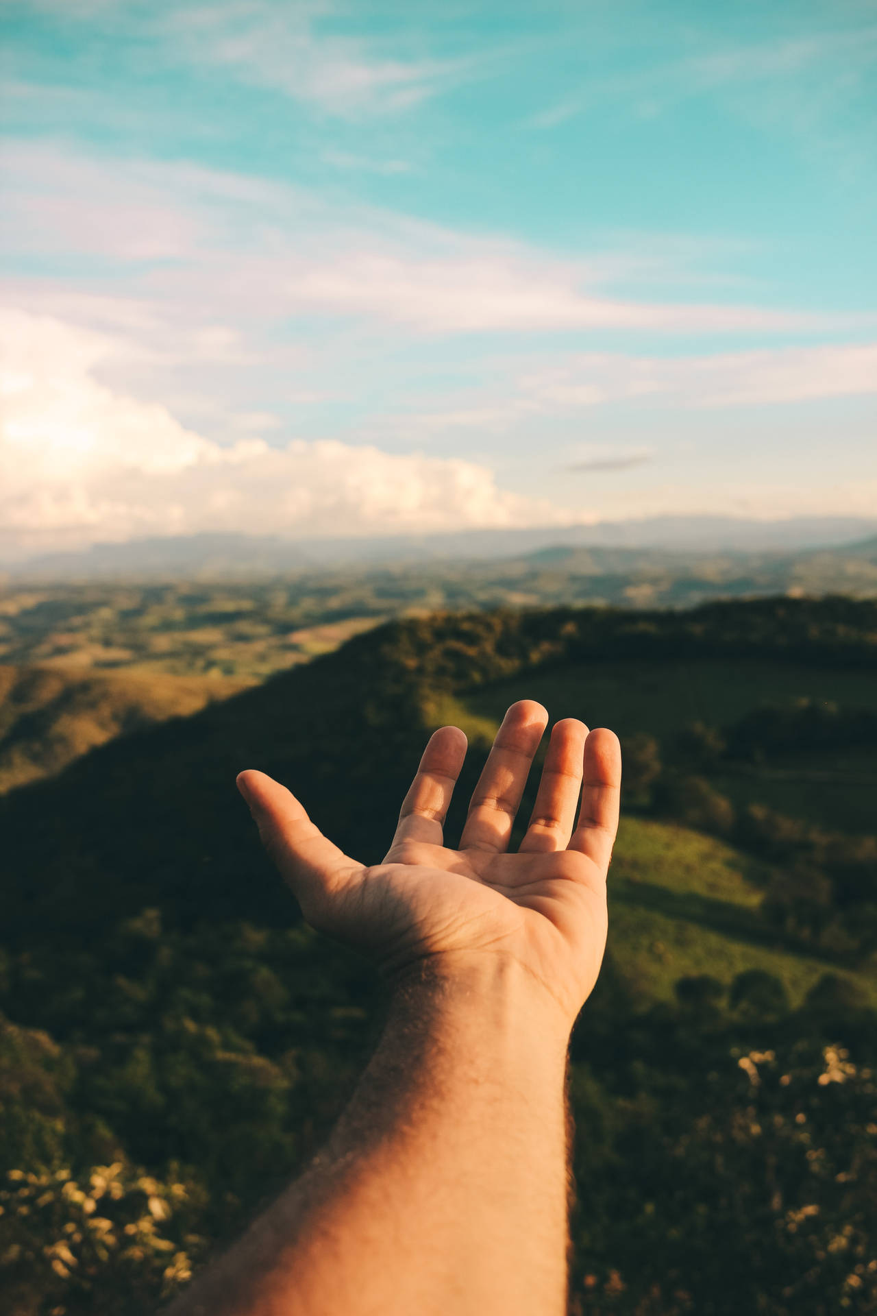 Hands Hill View Background