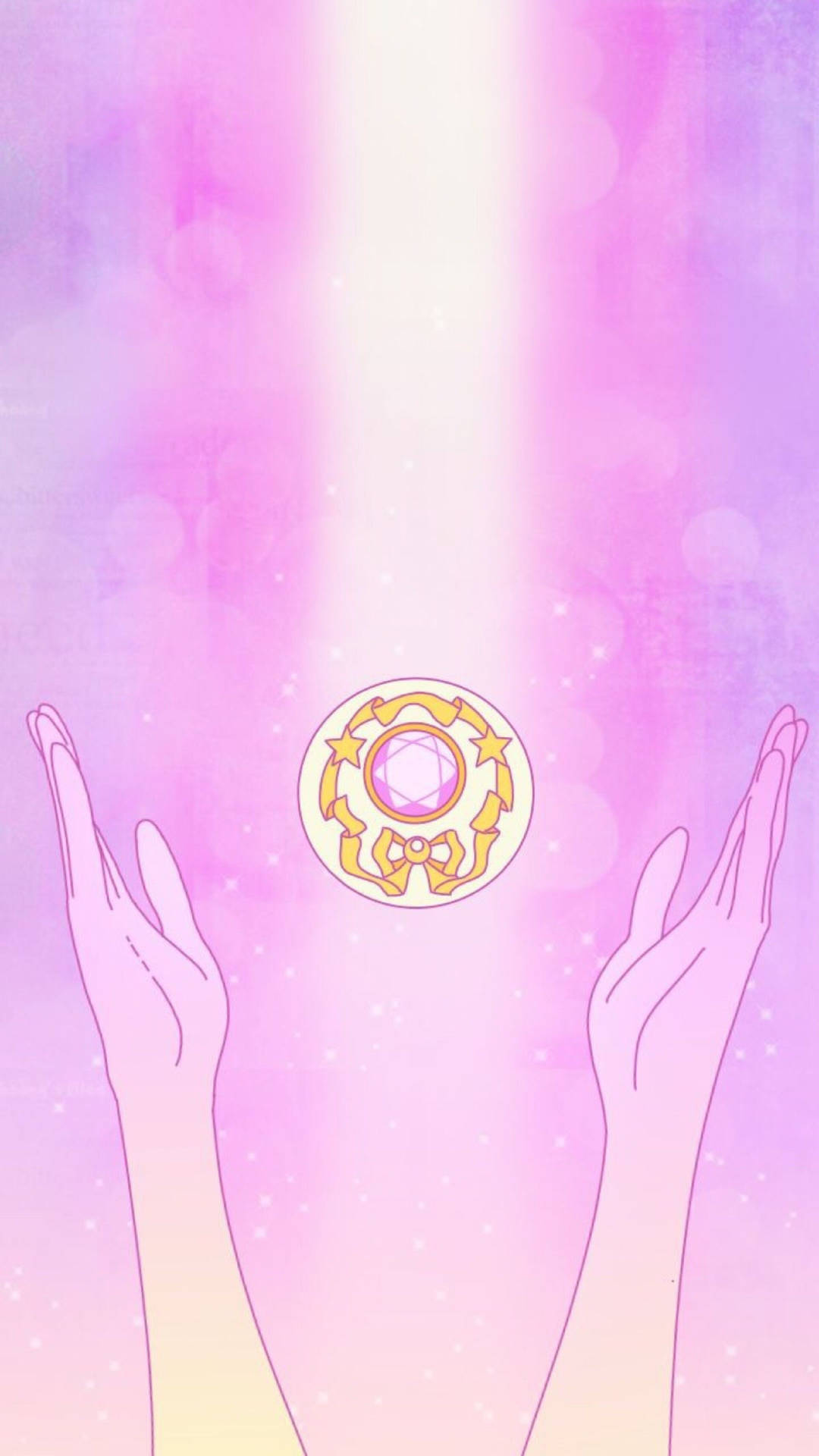 Hands Reaching For A Jewel Sailor Moon Iphone Background