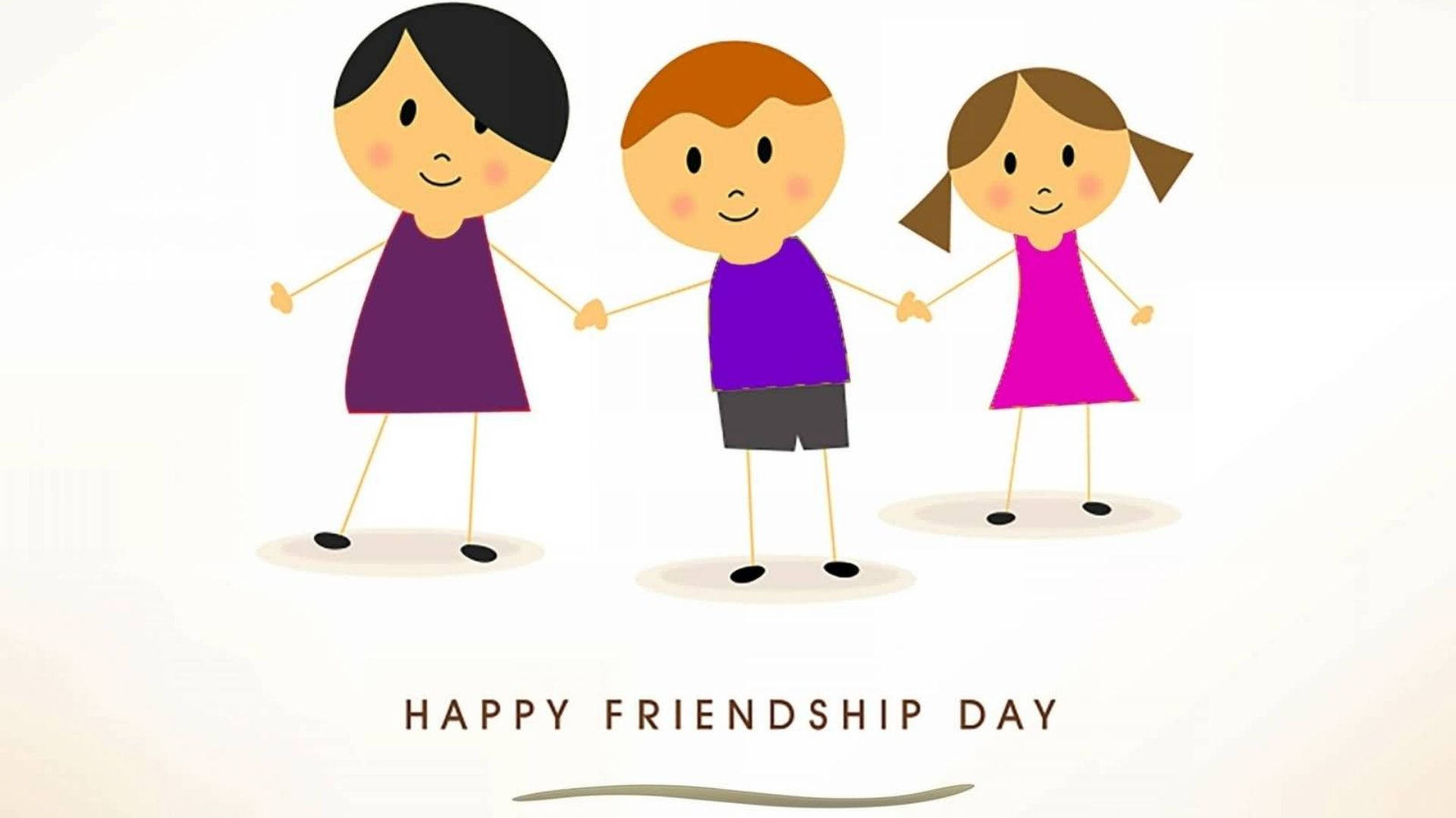 Hands Together On Friendship Day Background