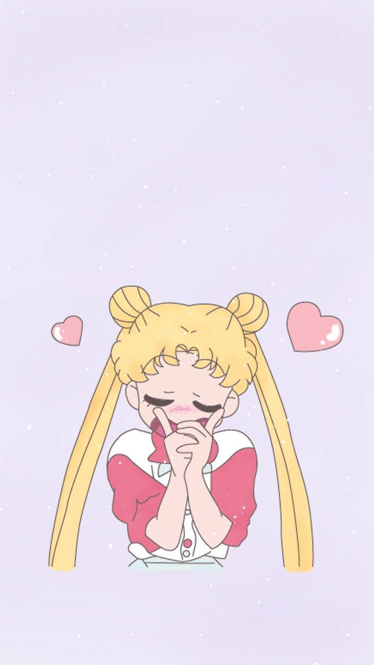 Hands Together Usagi Sailor Moon Iphone Background