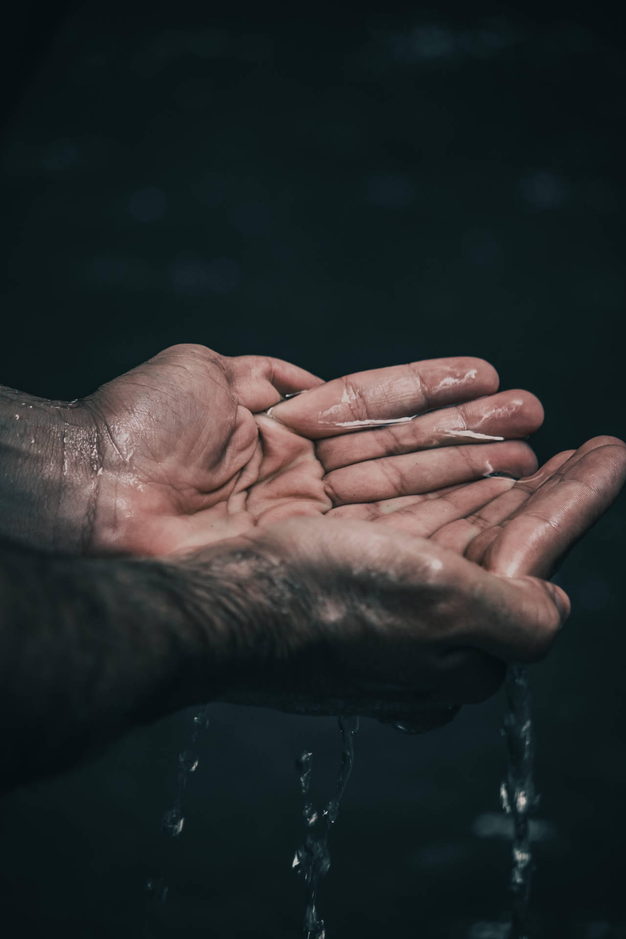 Hands With Water