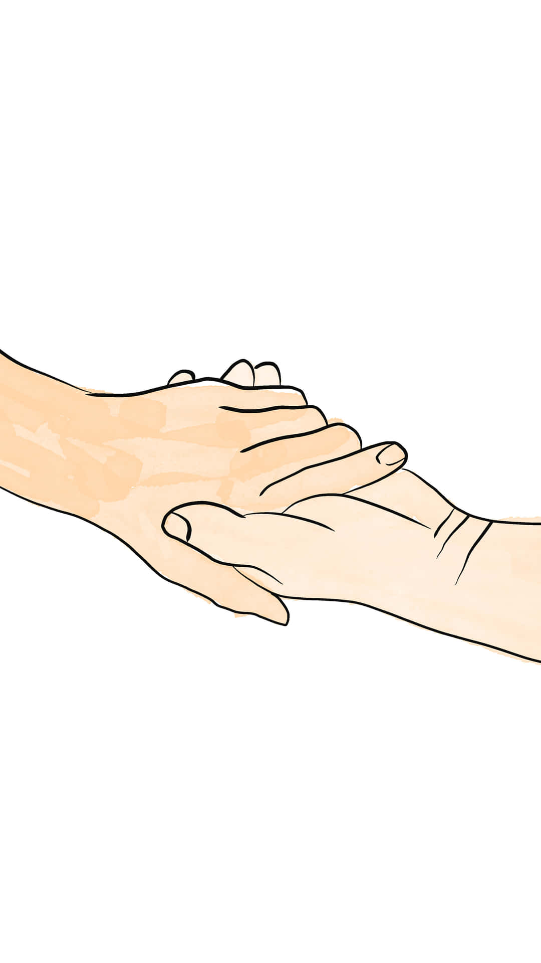 Handshake Drawing Background