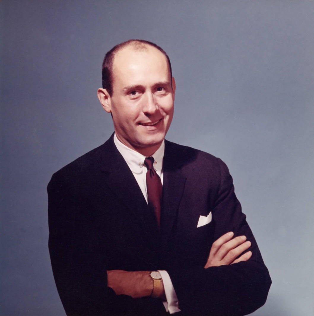 Handsome American Composer Henry Mancini Portrait Background