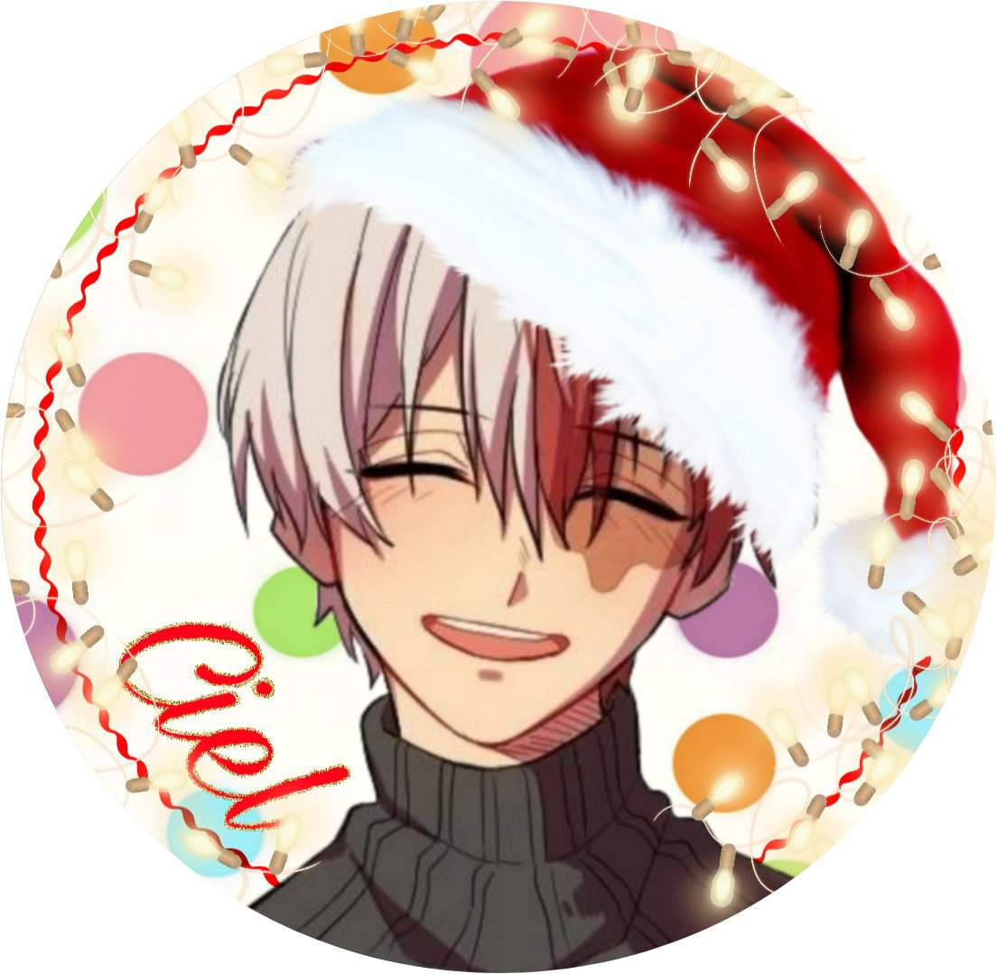 Handsome Anime Boy Christmas Pfp Background