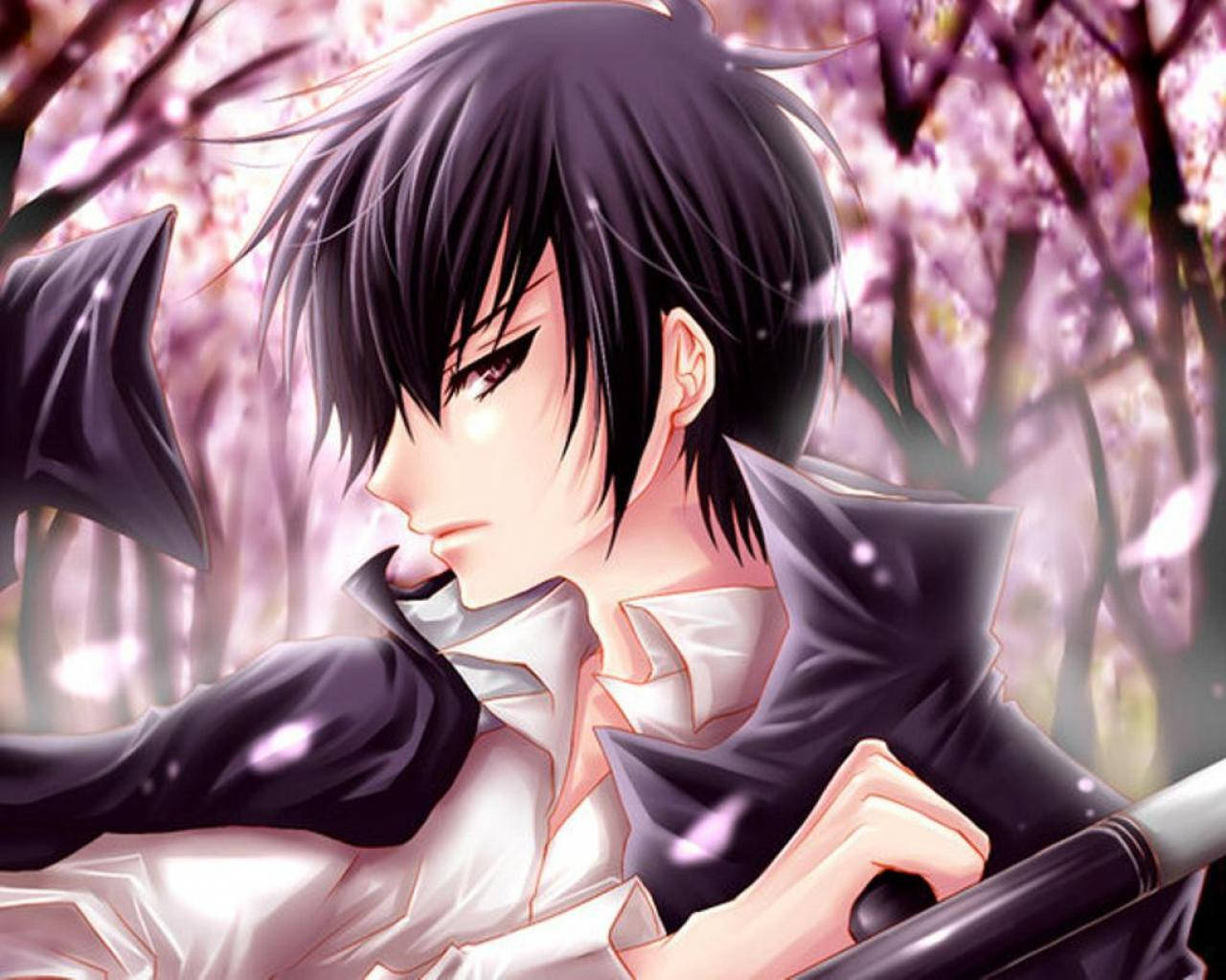 Handsome Anime Boy Kyoya Hibari Background