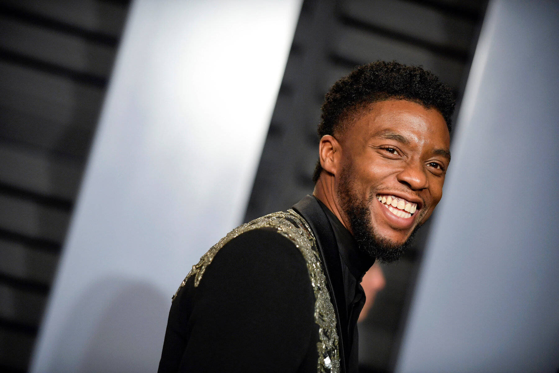 Handsome Black Man Chadwick Boseman Background