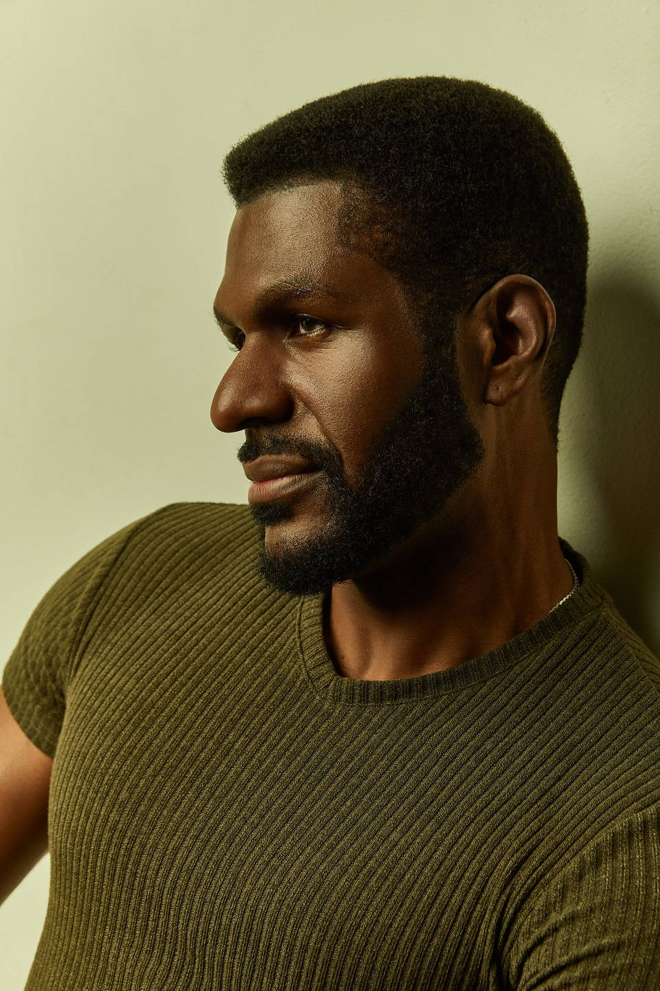 Handsome Black Man Model Background