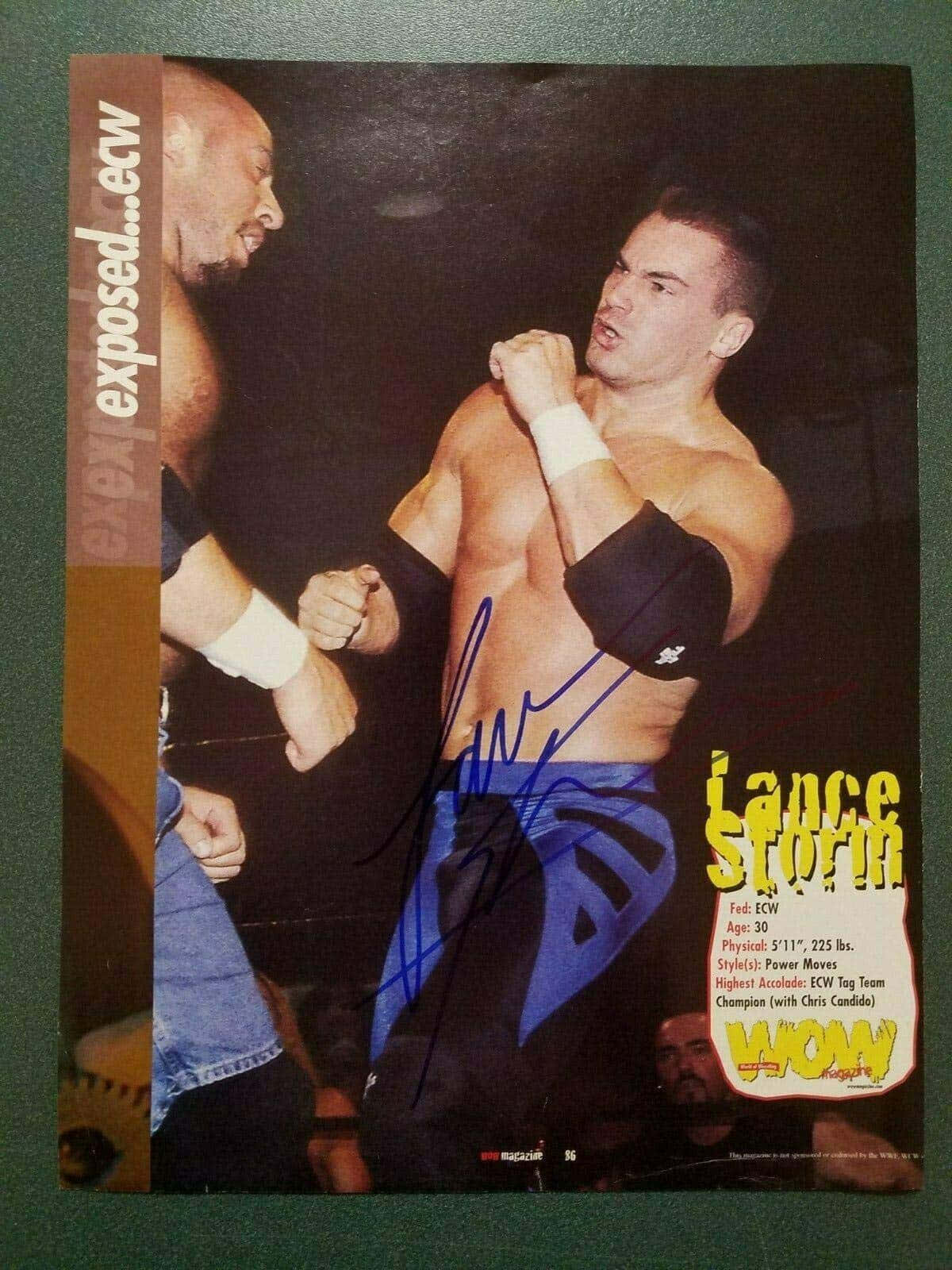 Handsome Photographed Canadian Professional Wrestler Lance Storm