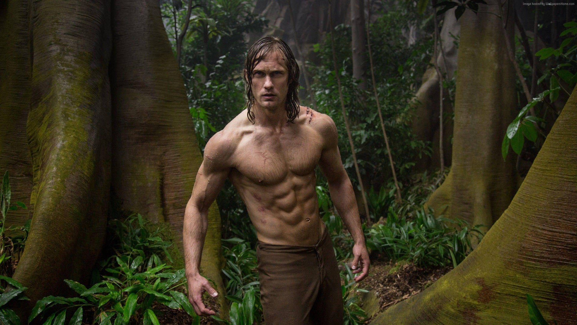 Handsome Tarzan Alexander Skarsgård Background