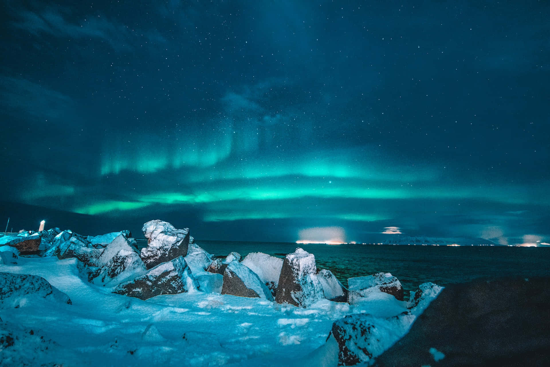 Handsome View Of An Ice Cold Icelandic Valley