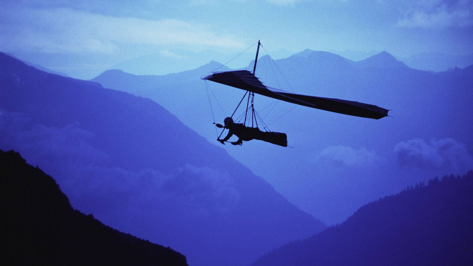 Hang Gliding Dawn Blue Mountains