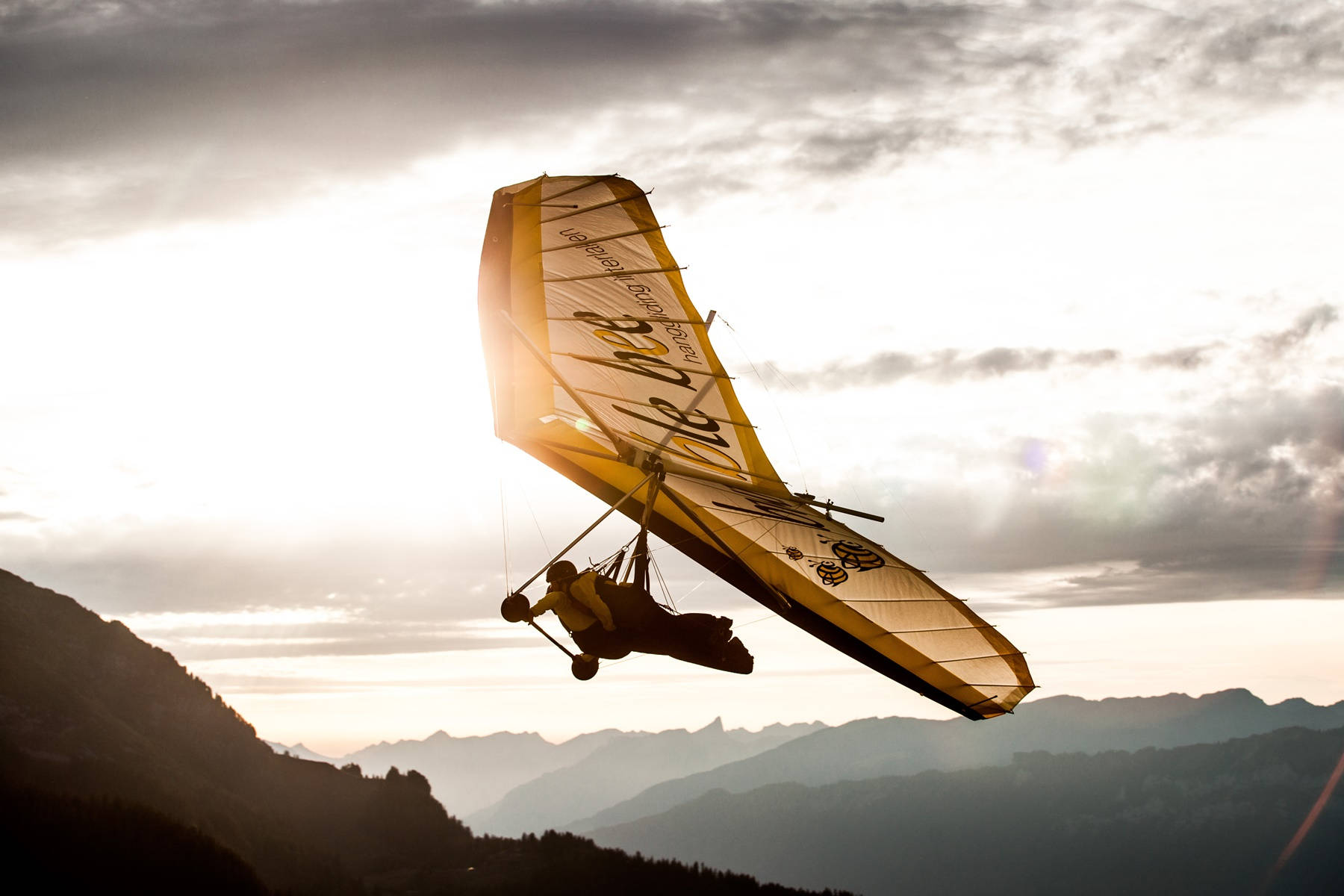 Hang Gliding Mountain Interlaken Switzerland