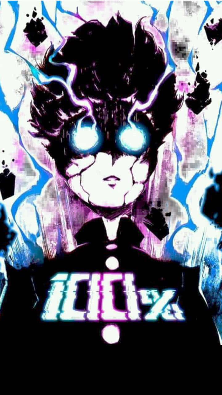 Hang Out With Mob Psycho As An Exclusive Phone Wallpaper On Your Iphone! Background