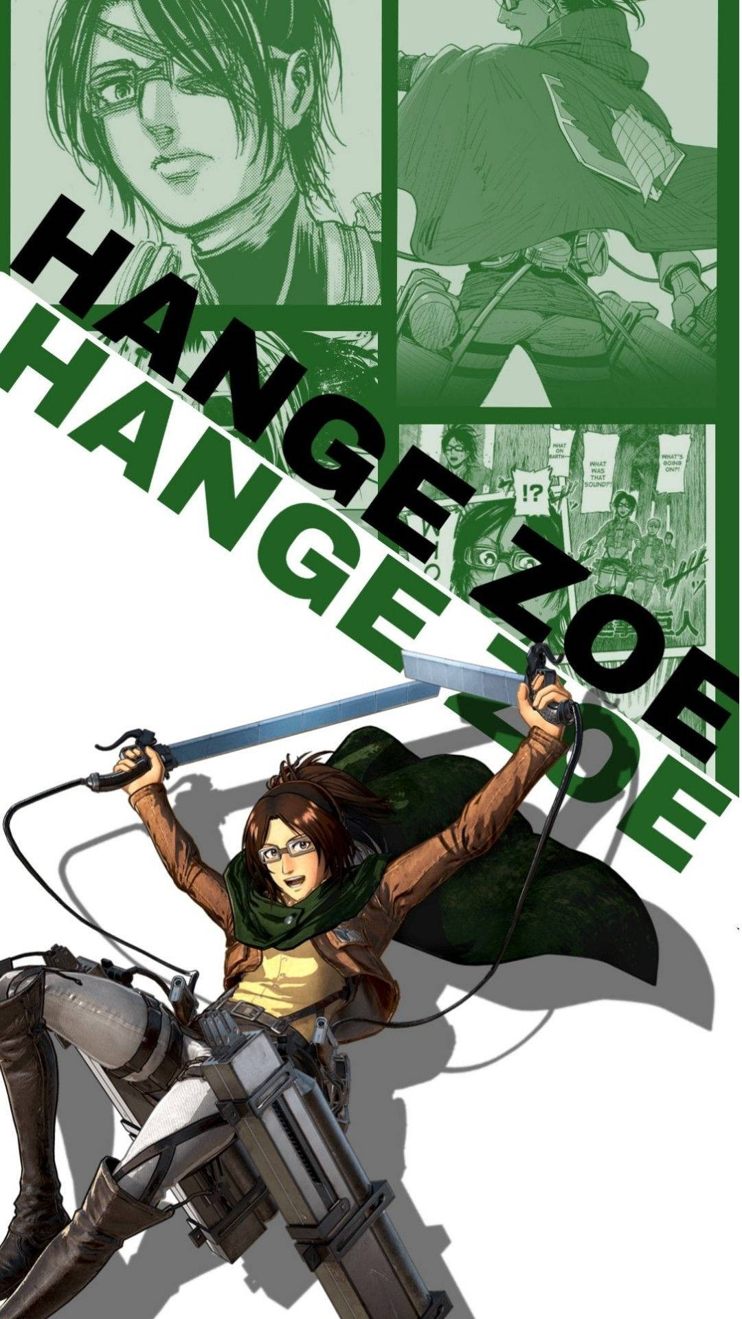 Hange Zoe Anime Poster Background