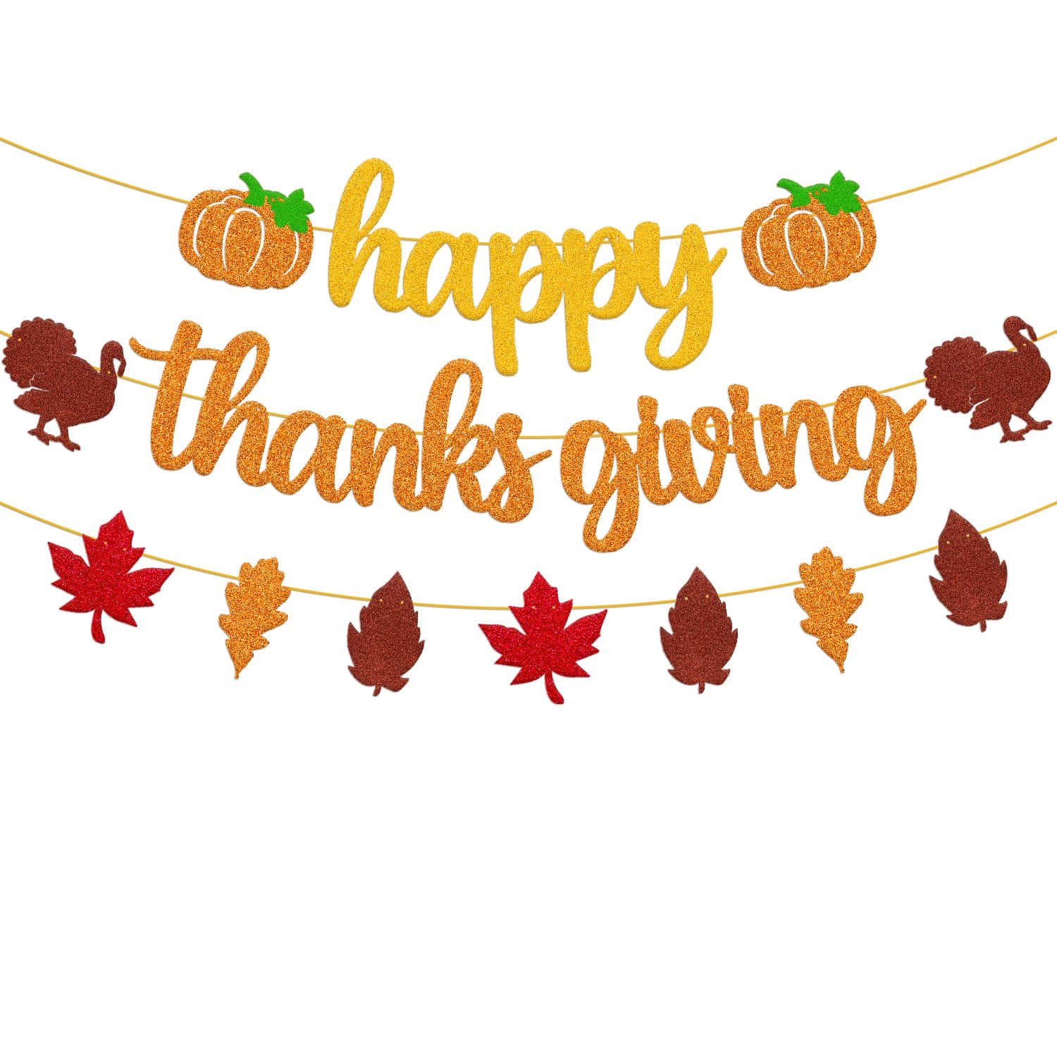 Hanging Fall Thanksgiving Banner Background