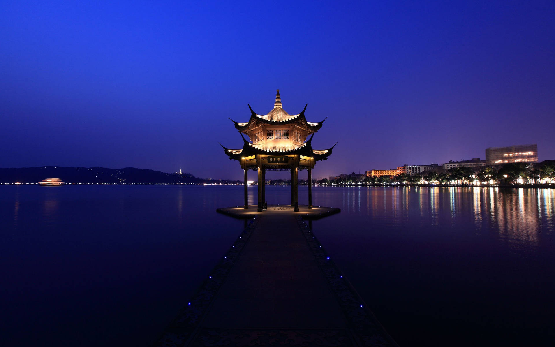 Hangzhou Xi Lake Background