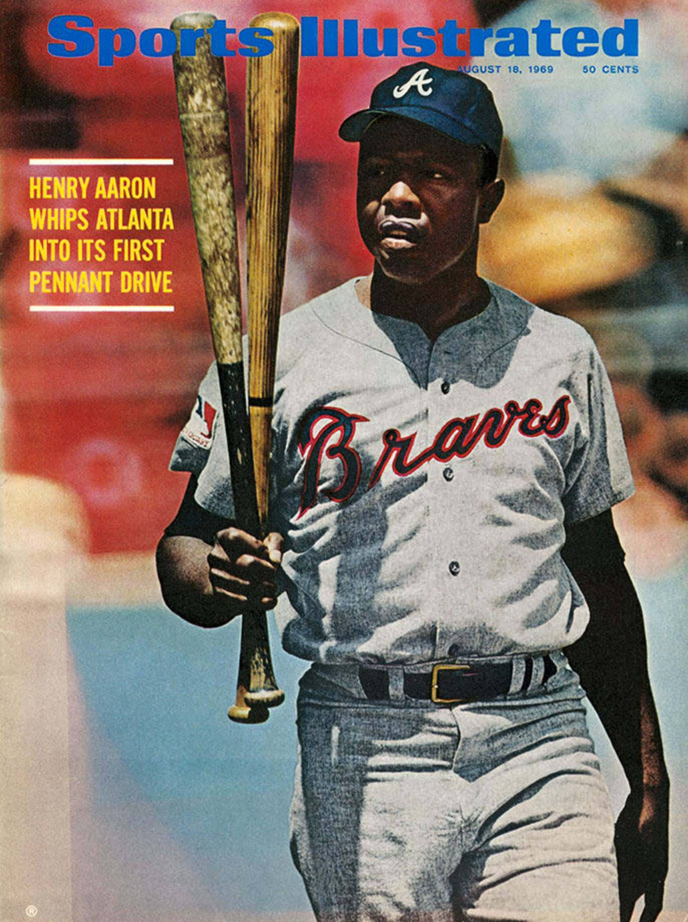 Hank Aaron 1969 Sports Illustrated Cover