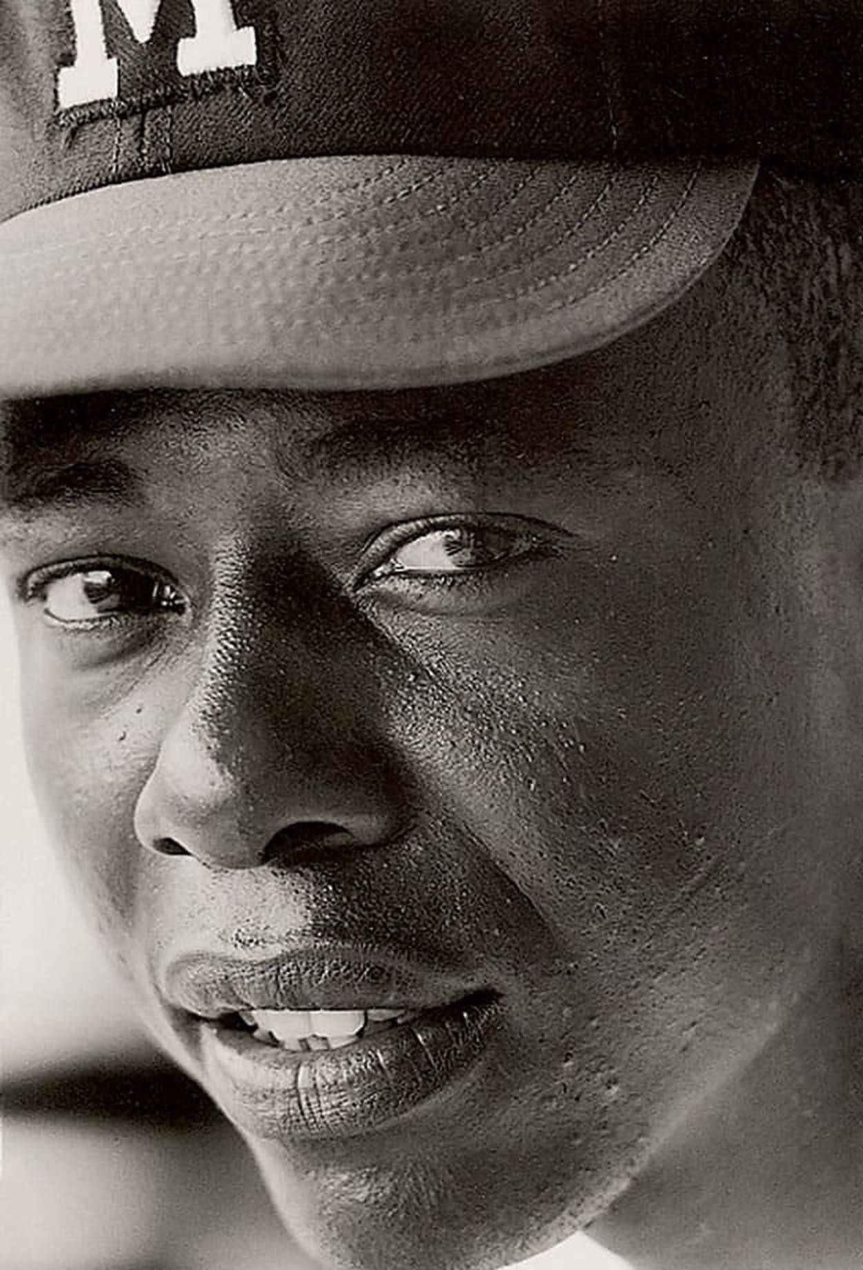 Hank Aaron Close-up Portrait