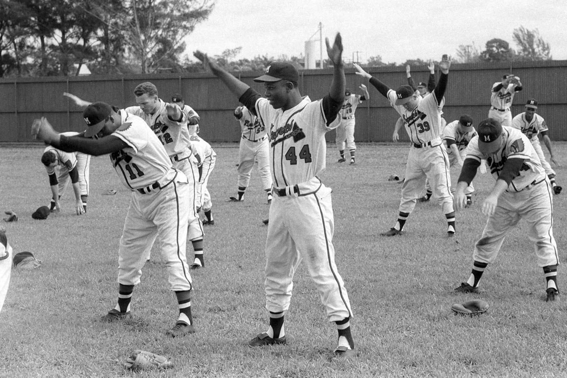 Hank Aaron Stretching Exercise