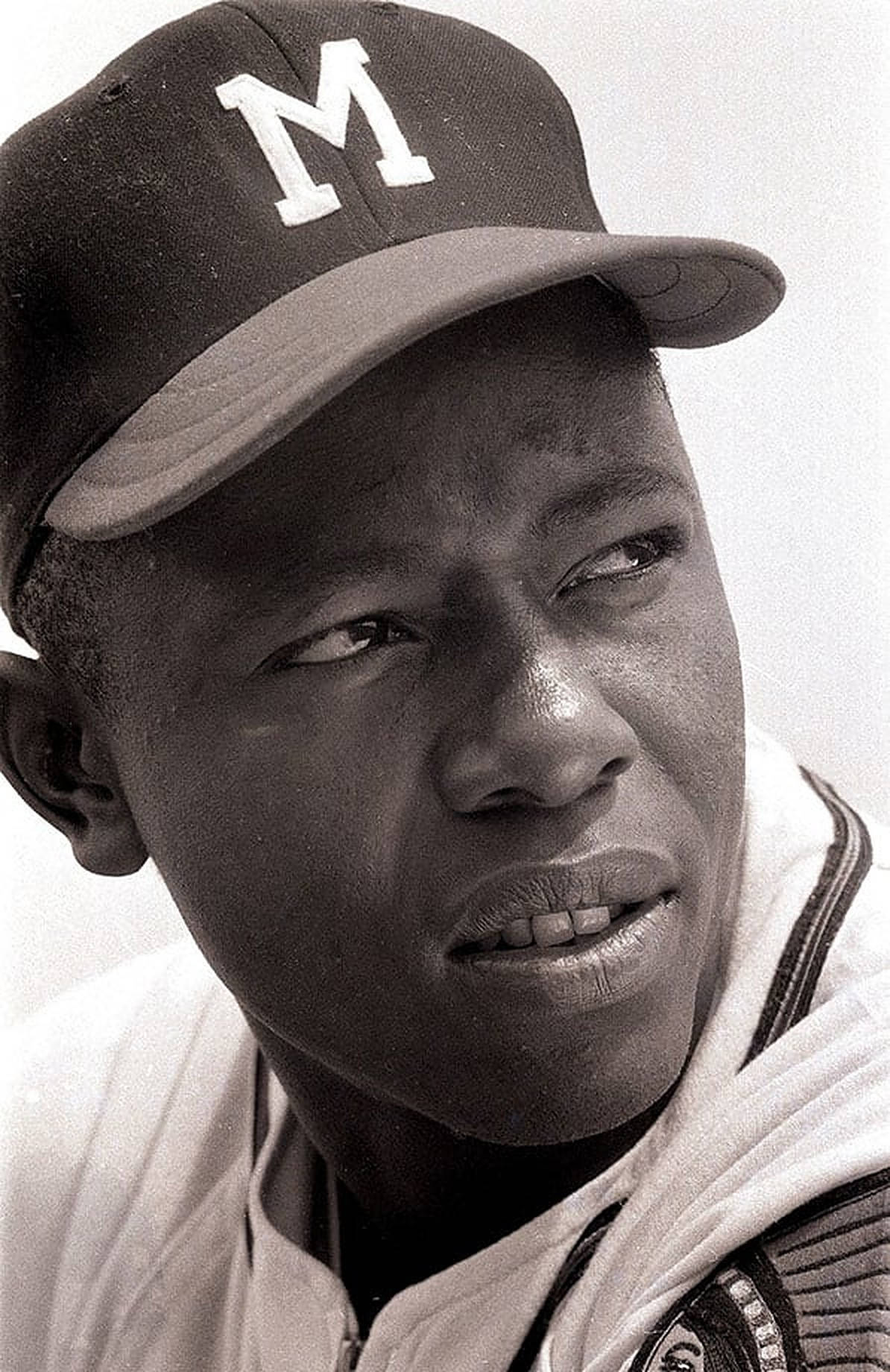 Hank Aaron Vintage Portrait