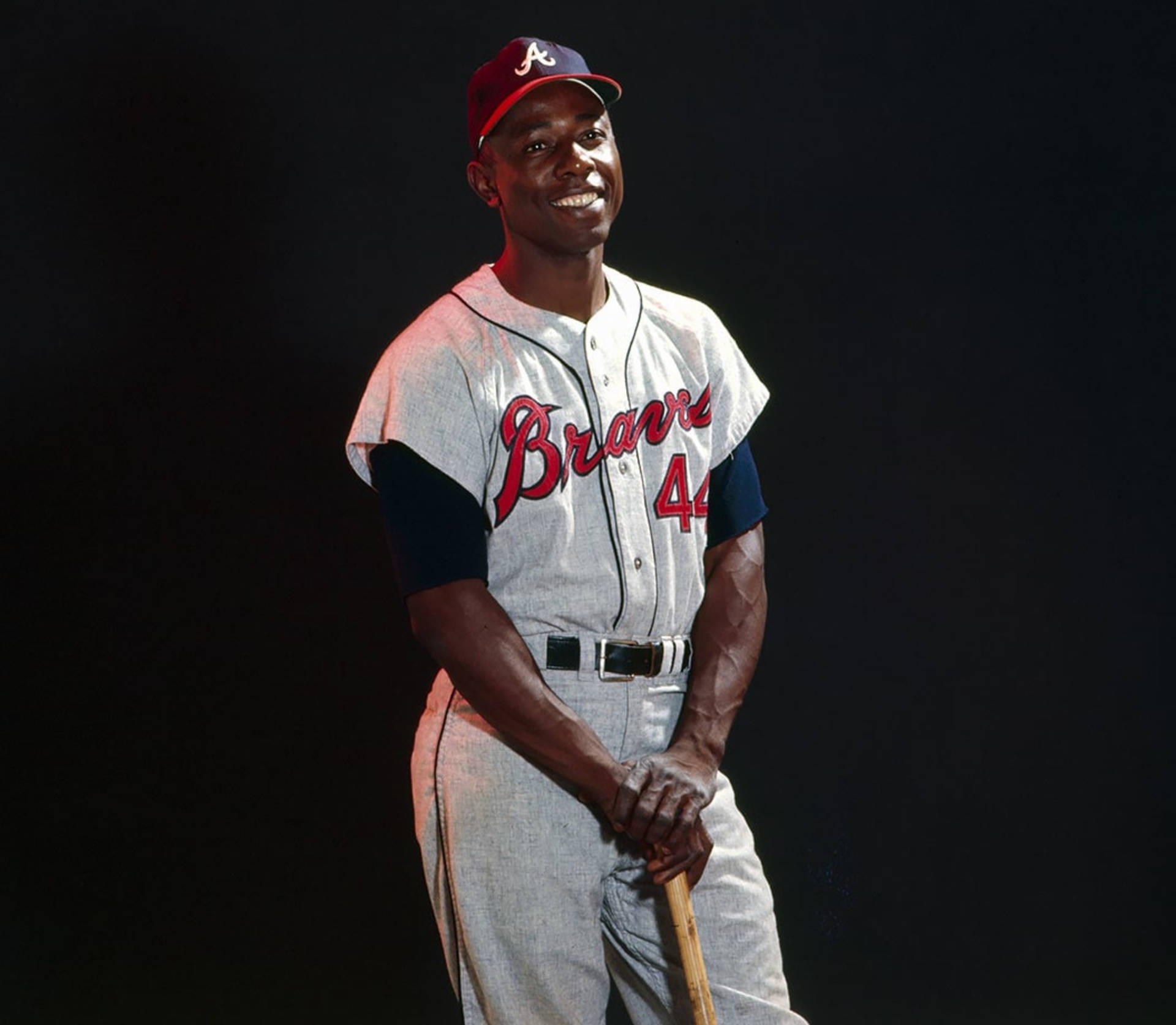 Hank Aaron Young Atlanta Braves