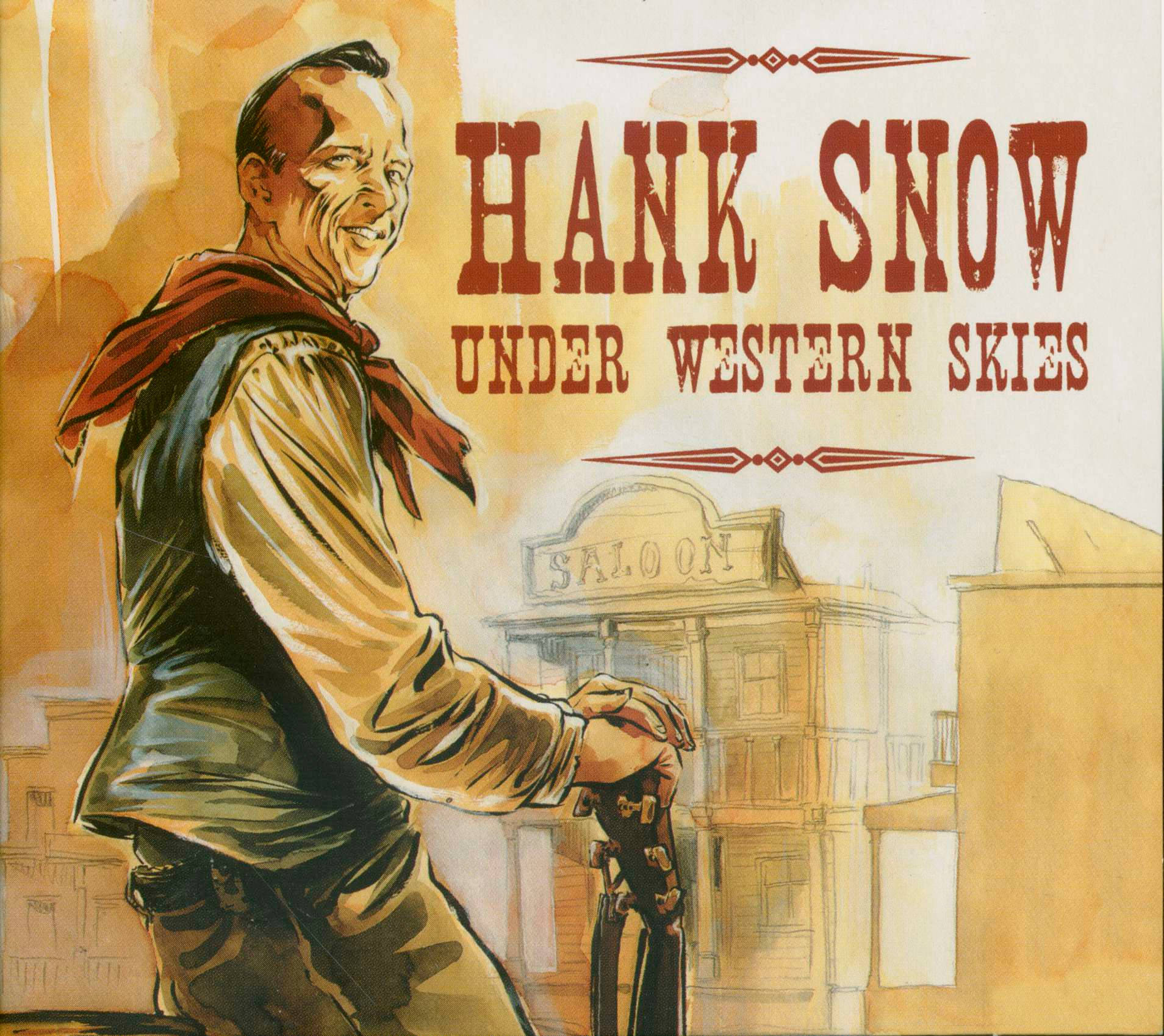 Hank Snow Under Western Skies Art