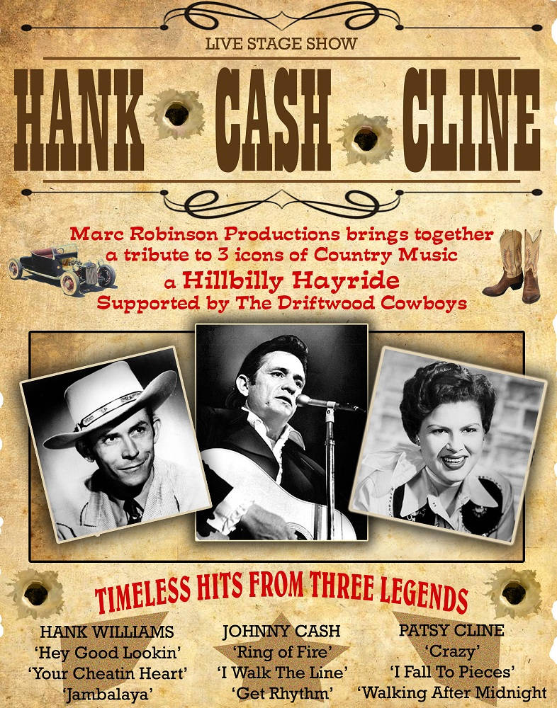 Hank Williams Johnny Cash Patsy Cline Background