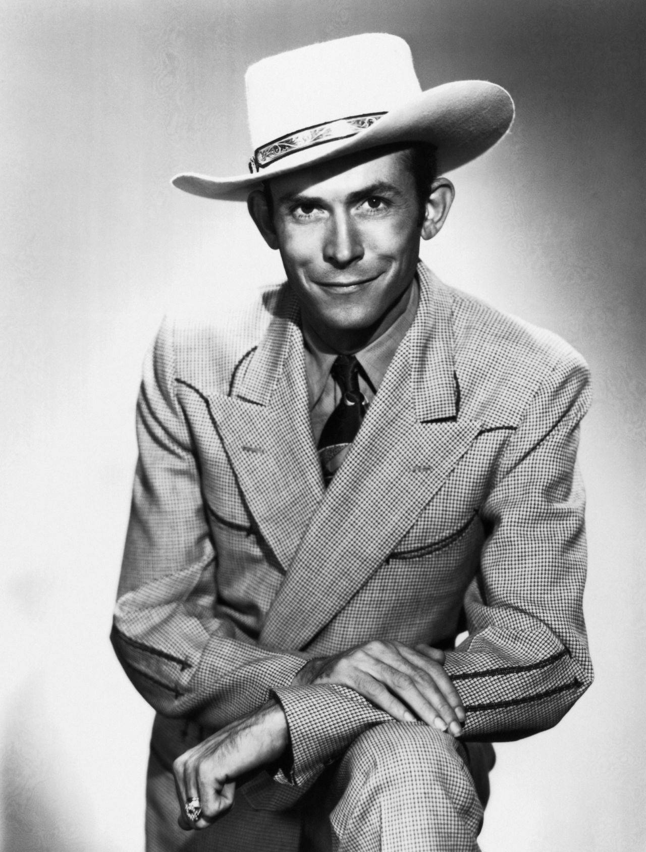 Hank Williams Smiling Portrait