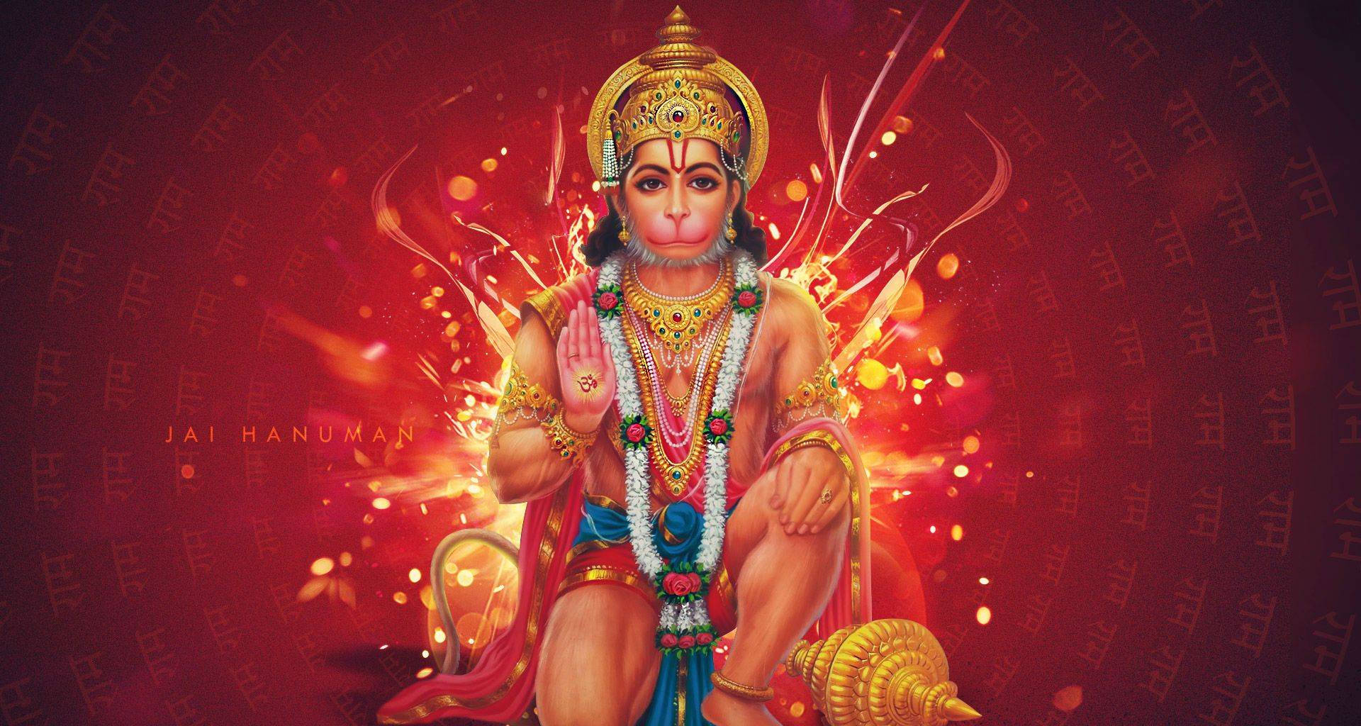 Hanuman Aura Effects 4k Hd Background