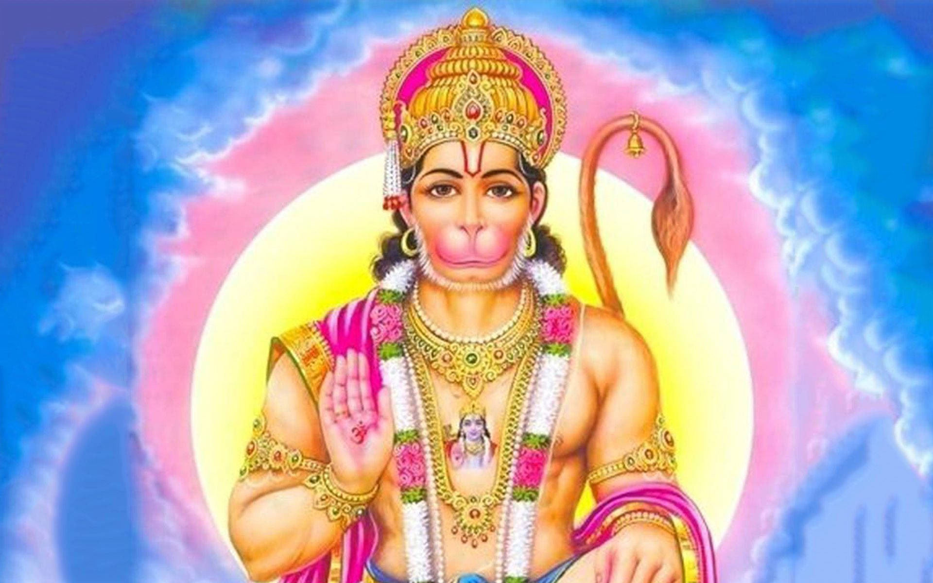 Hanuman Ji Hd Hand Up Background