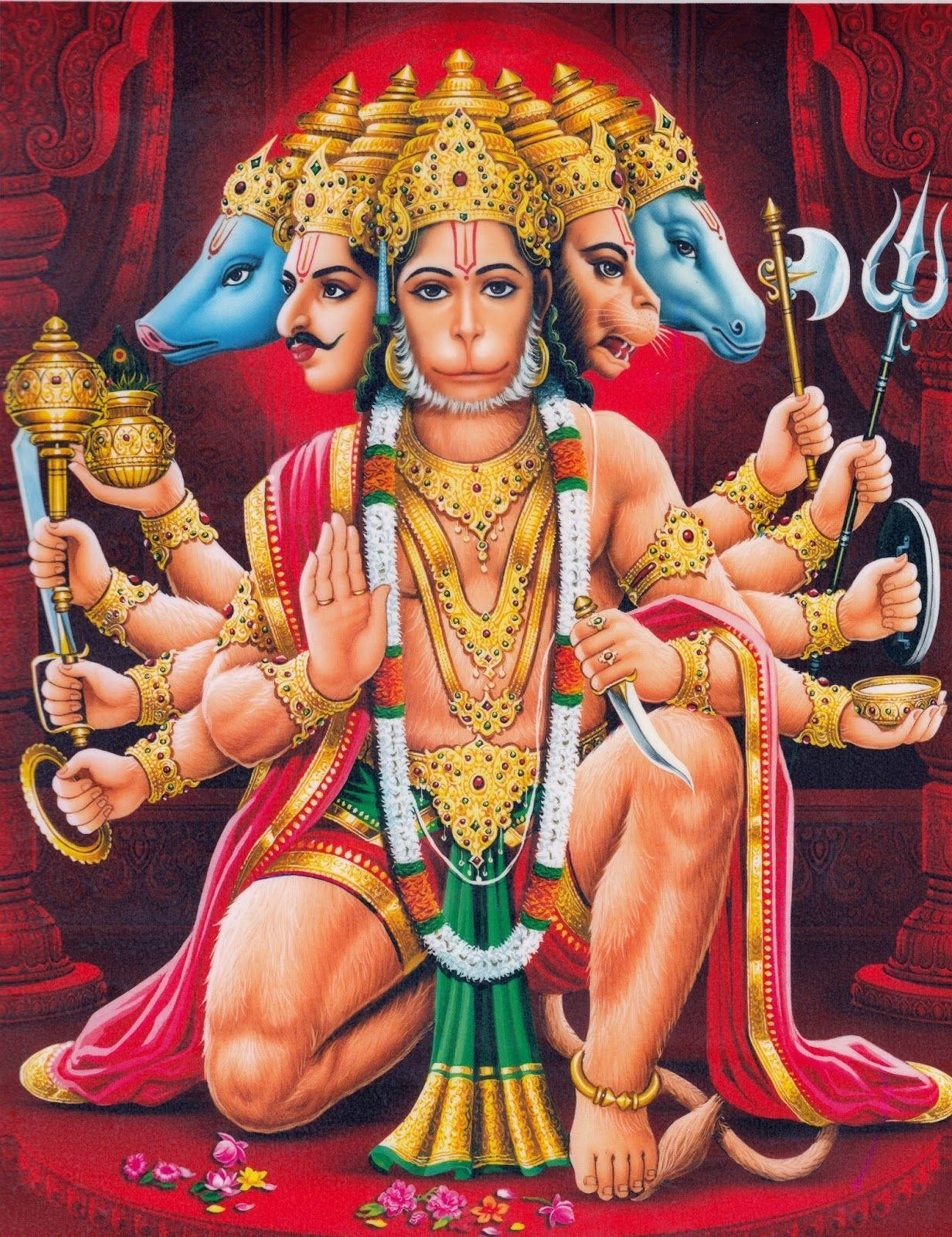 Hanuman Ji Hd Portrait Background