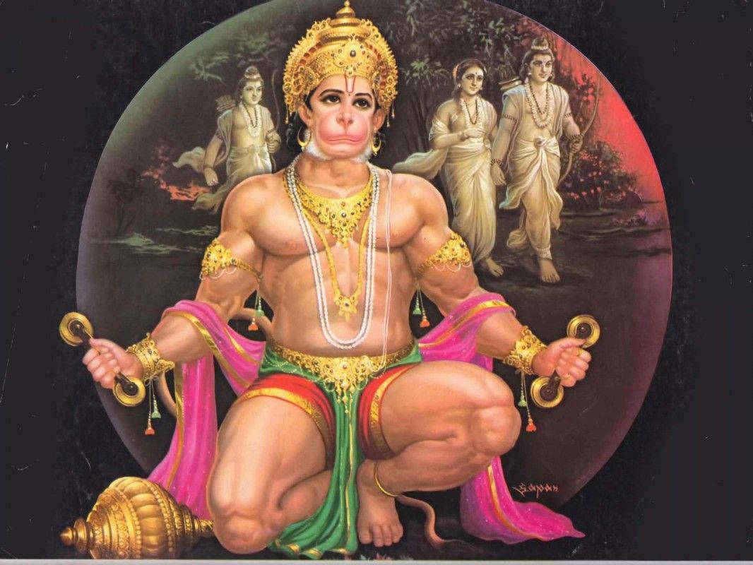 Hanuman Ji Hd With Human Background