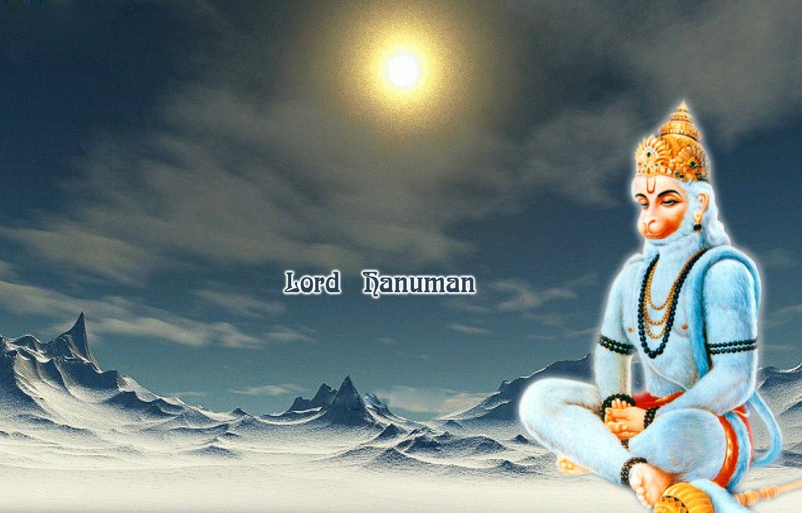 Hanuman On Snow Mountain 4k Hd
