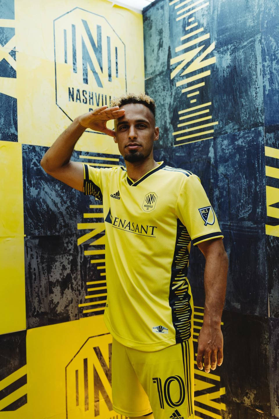 Hany Mukhtar In Action For Nashville Sc Background