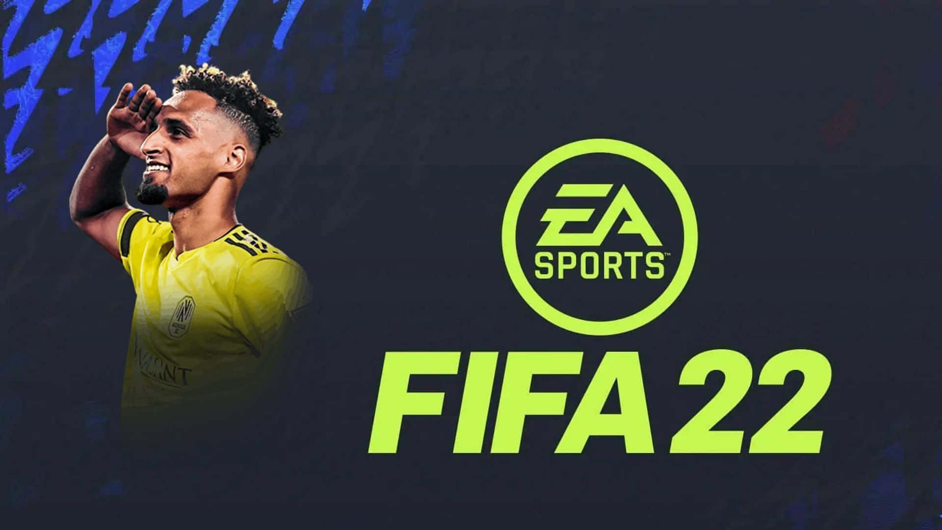 Hany Mukhtar Salute Pose Fifa 22 Video Game Background