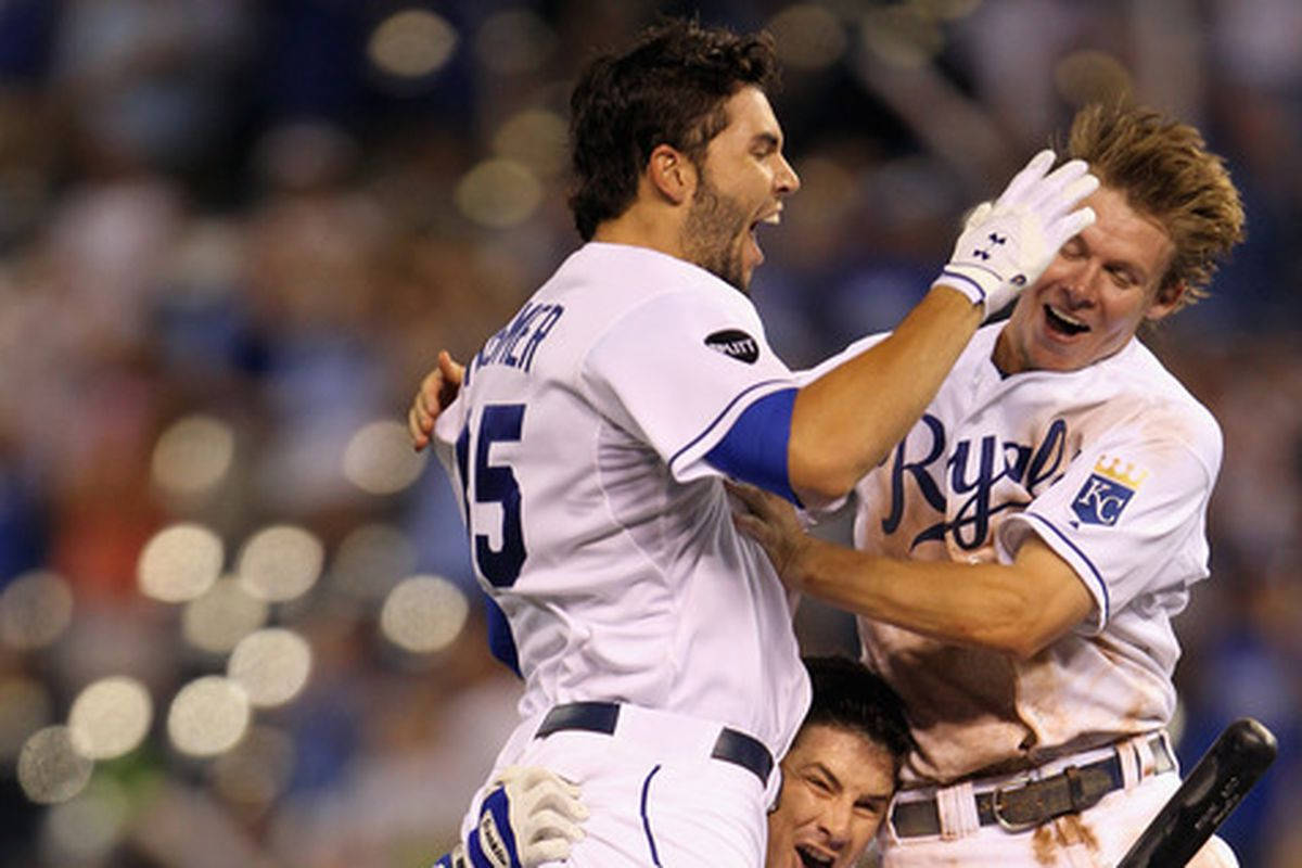 Happily Eric Hosmer And Teammates Background