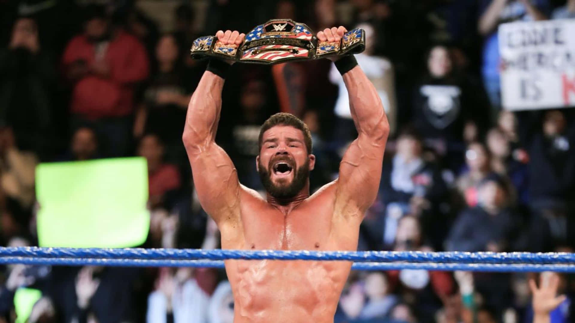 Happily Lifting Belt Robert Roode Background