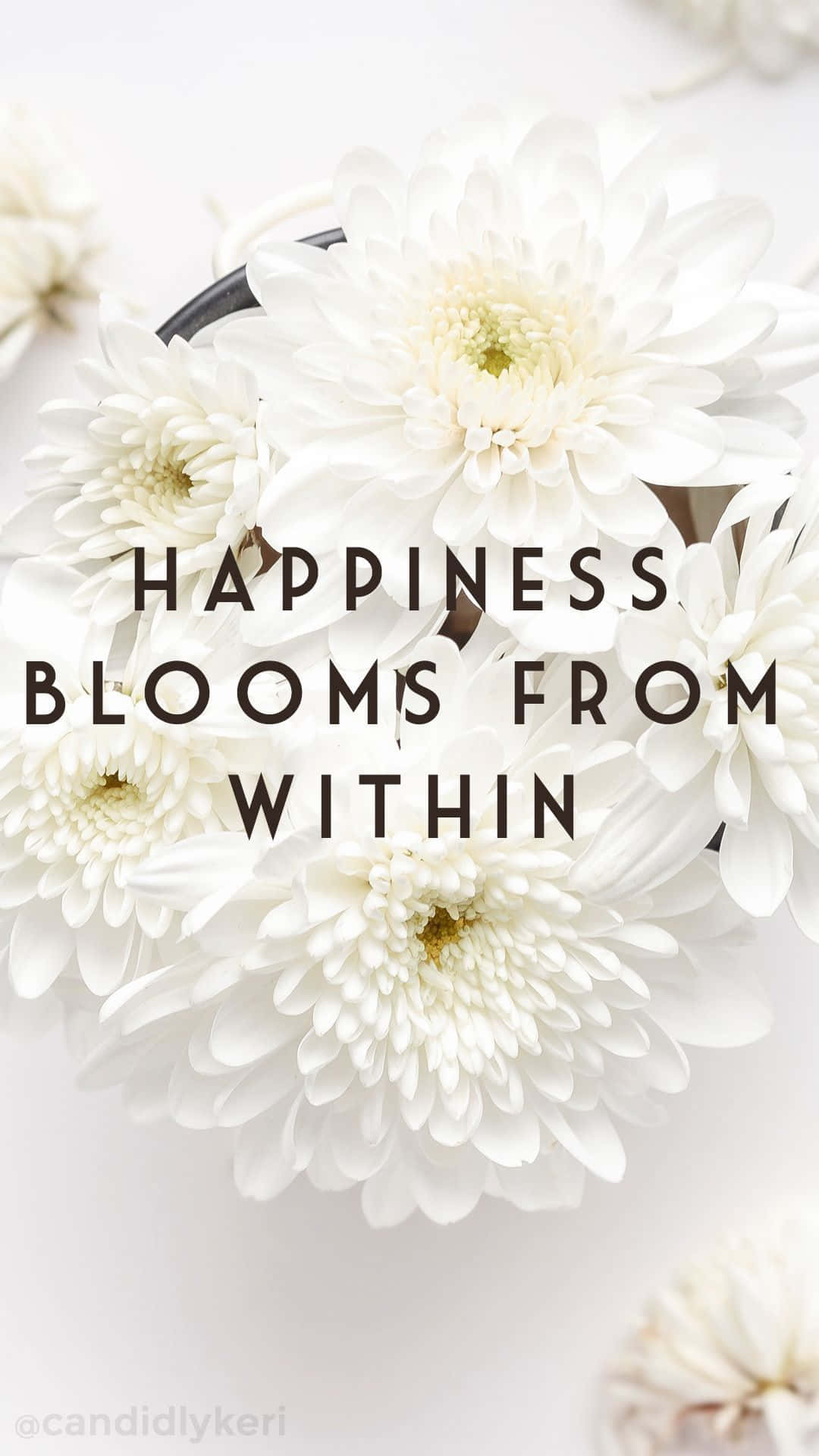 Happiness Blooms From Within Background