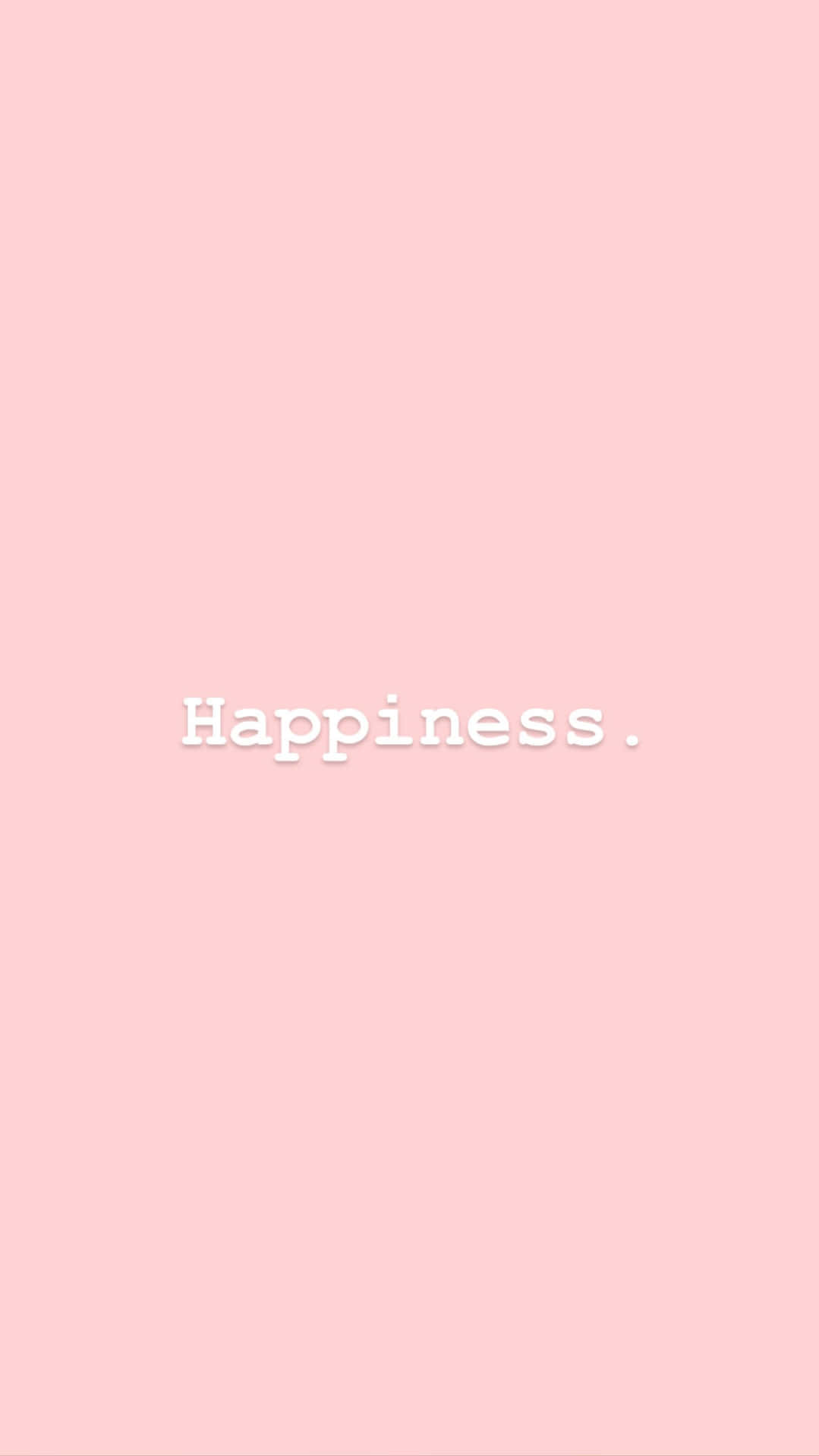 Happiness Wallpaper - Pink Background