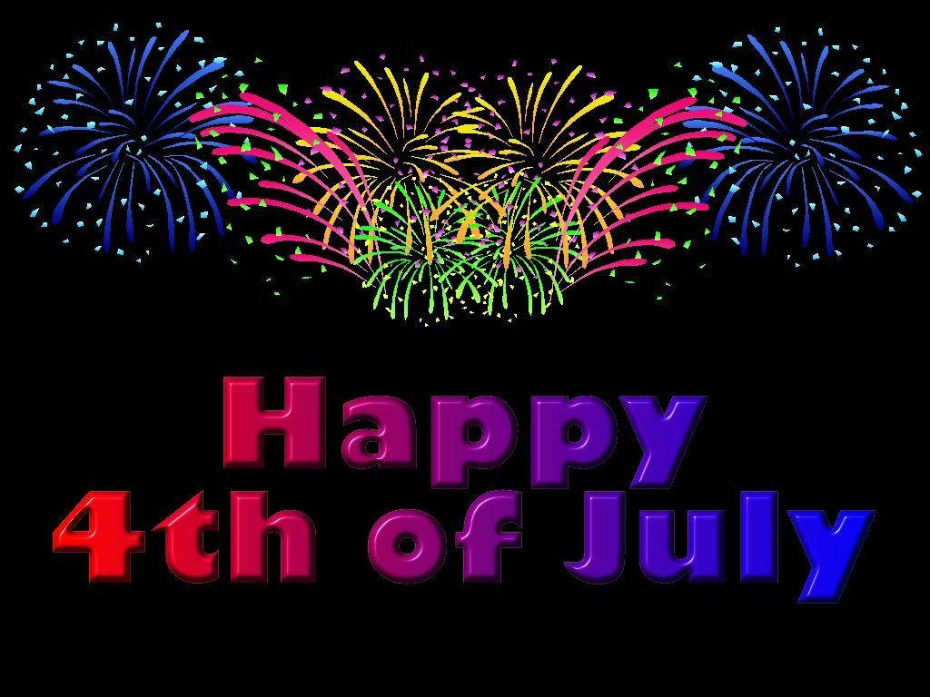 Happy 4th Of July - A Colorful Fireworks Background