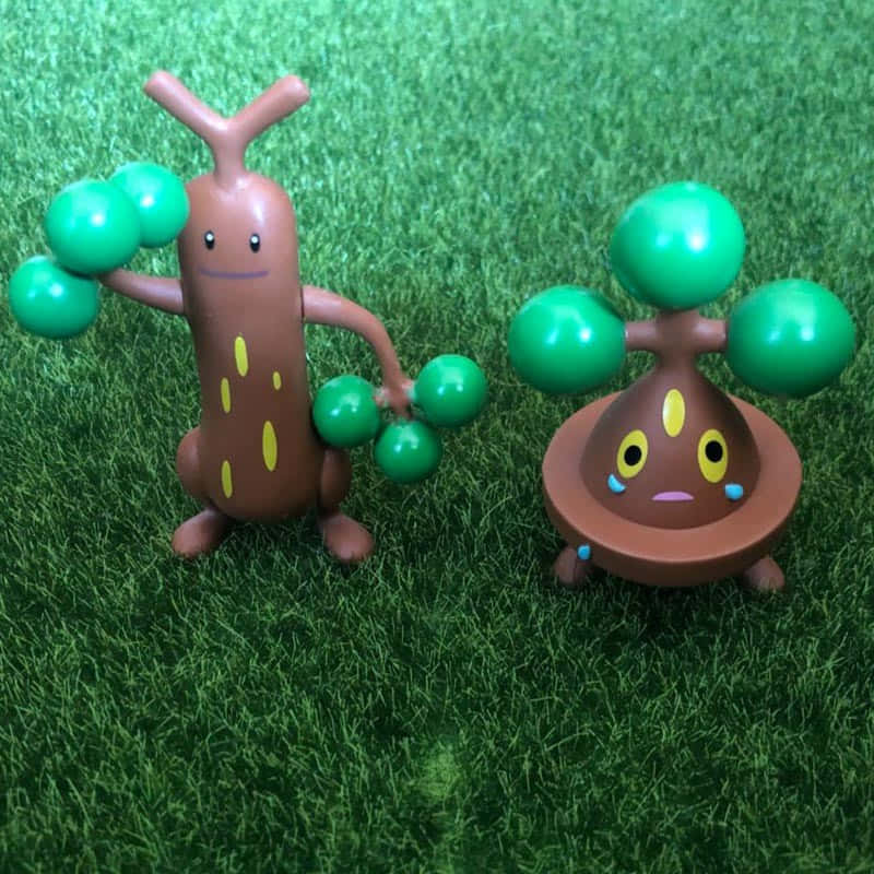 Happy And Sad Sudowoodo Figurines