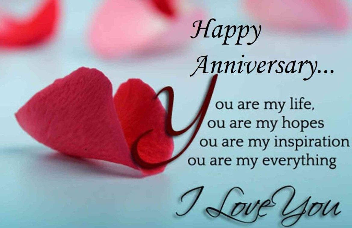 Happy Anniversary Sweet Message Background