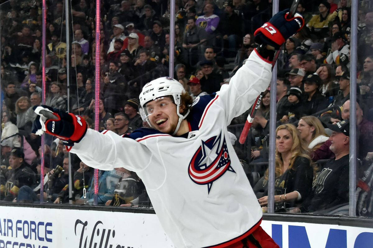 Happy Artemi Panarin Arms Up