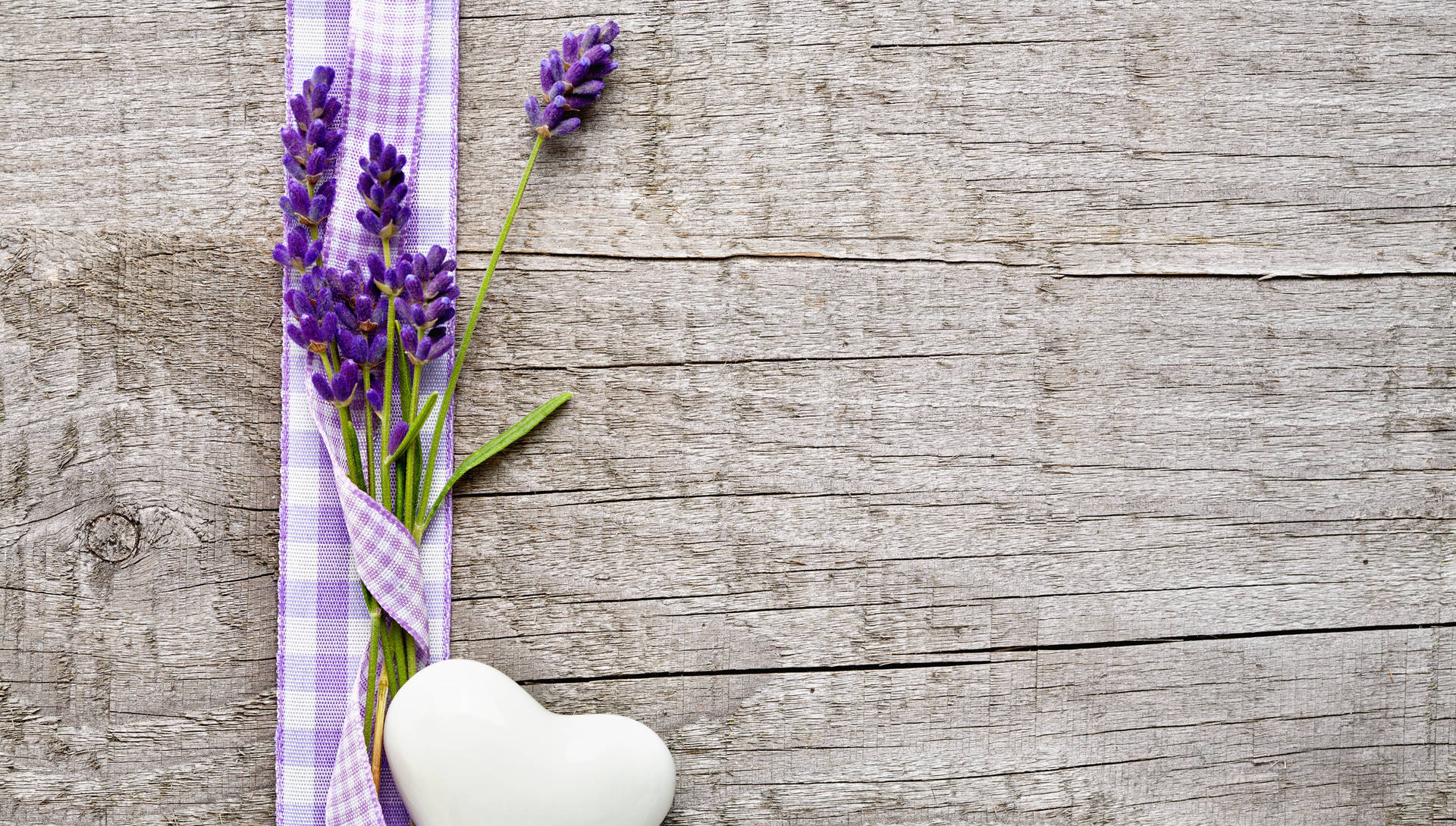 Happy Birthday Flowers Lavender Background